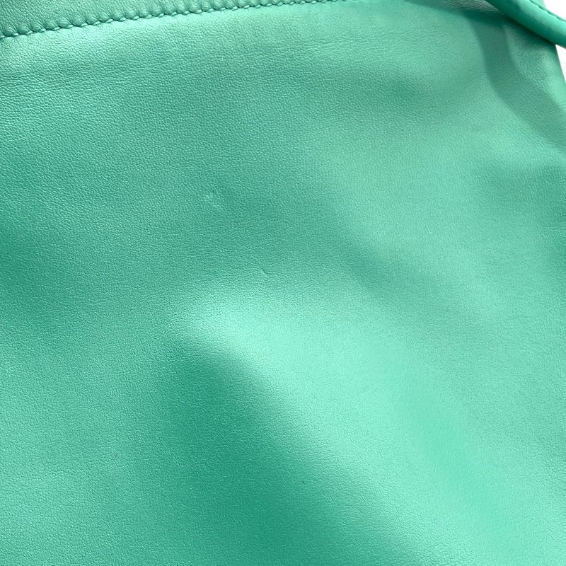 HERMES Aline Mini Shoulder Bag in Vert Veron with Silver Hardware