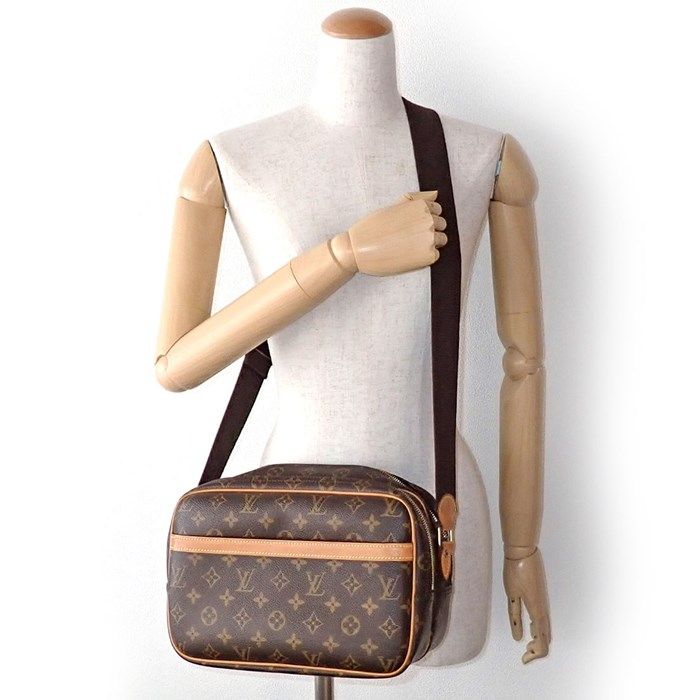 Louis Vuitton Reporter PM Shoulder Bag - Monogram Canvas, Brown