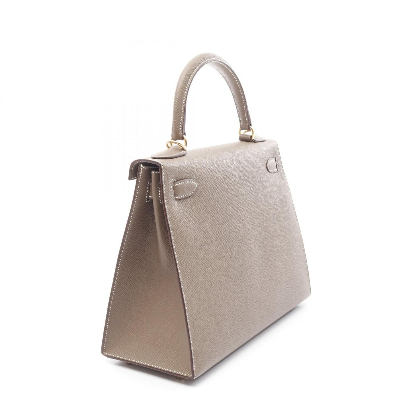 HERMES Kelly 28 Etoupe Handbag - Timeless Elegance