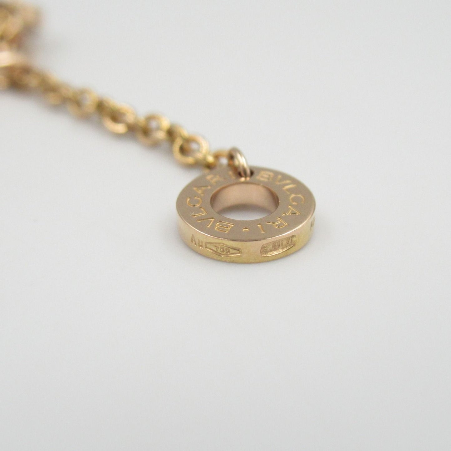 BVLGARI B-zero1 Perfect Mistake Necklace in K18 Pink & White Gold