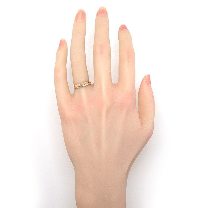 Cartier Trinity XS Ring in Tri-Color Gold - K18PG, K18WG, K18YG