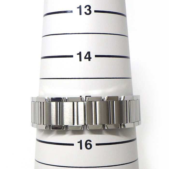 Cartier Tank Française SM WE110006 - Diamond Index, Silver Dial