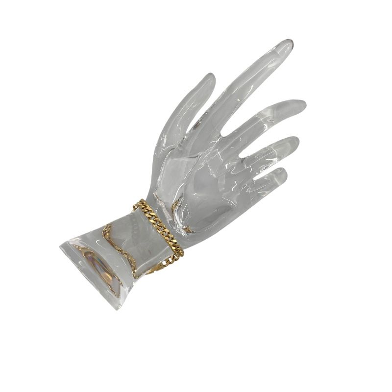 K18YG Double-Sided Figaro Bracelet - Unisex Luxury Jewelry