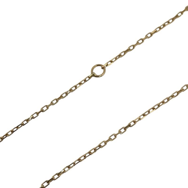 Cartier Logo Double Diamond Necklace in 750PG Gold