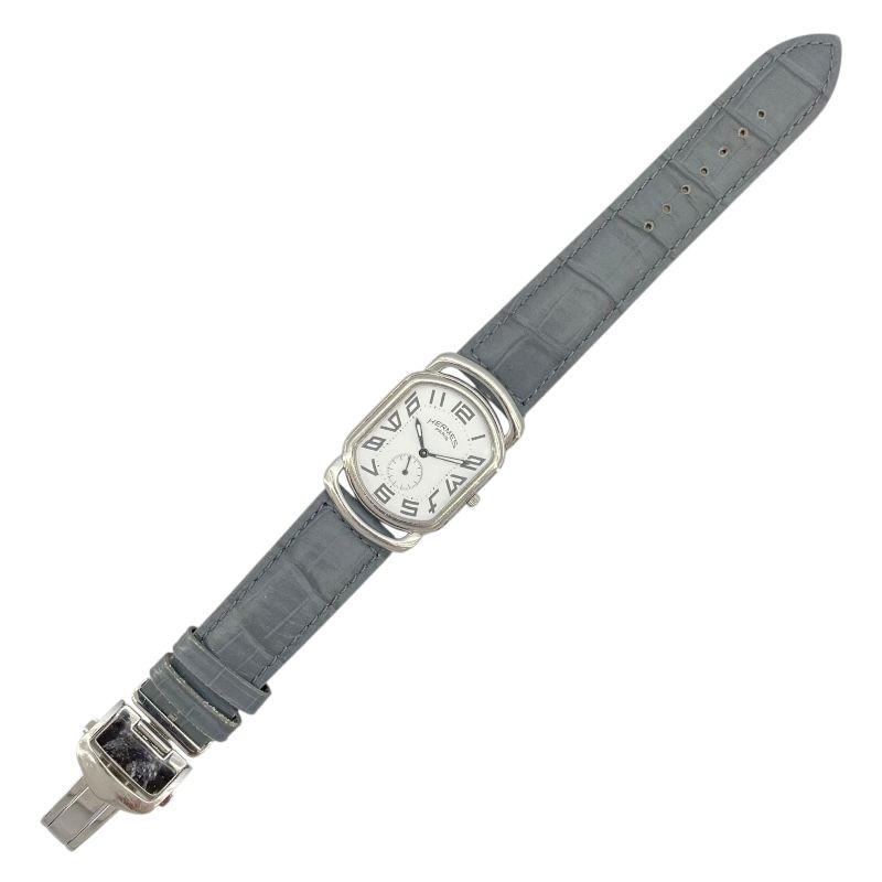 HERMES Rally RA1.810 White SS Ladies Watch - Timeless Elegance