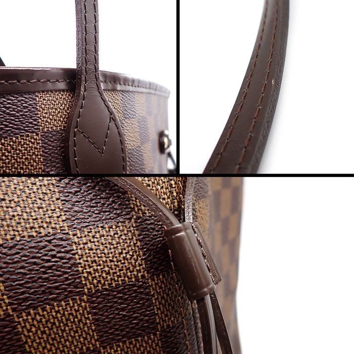 Louis Vuitton Neverfull GM Tote Bag - Brown & Red Damier Canvas