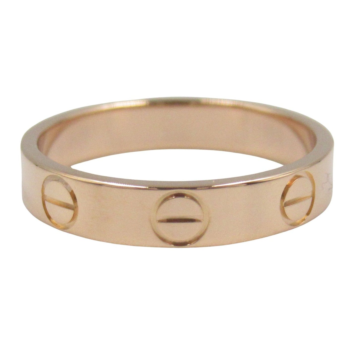 Cartier Mini Love Ring in 18K Pink Gold - Timeless Elegance