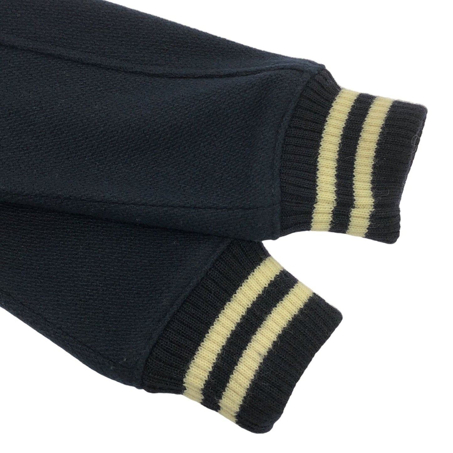 POLO RALPH LAUREN Wool Blend Bomber Jacket - Navy - Size S