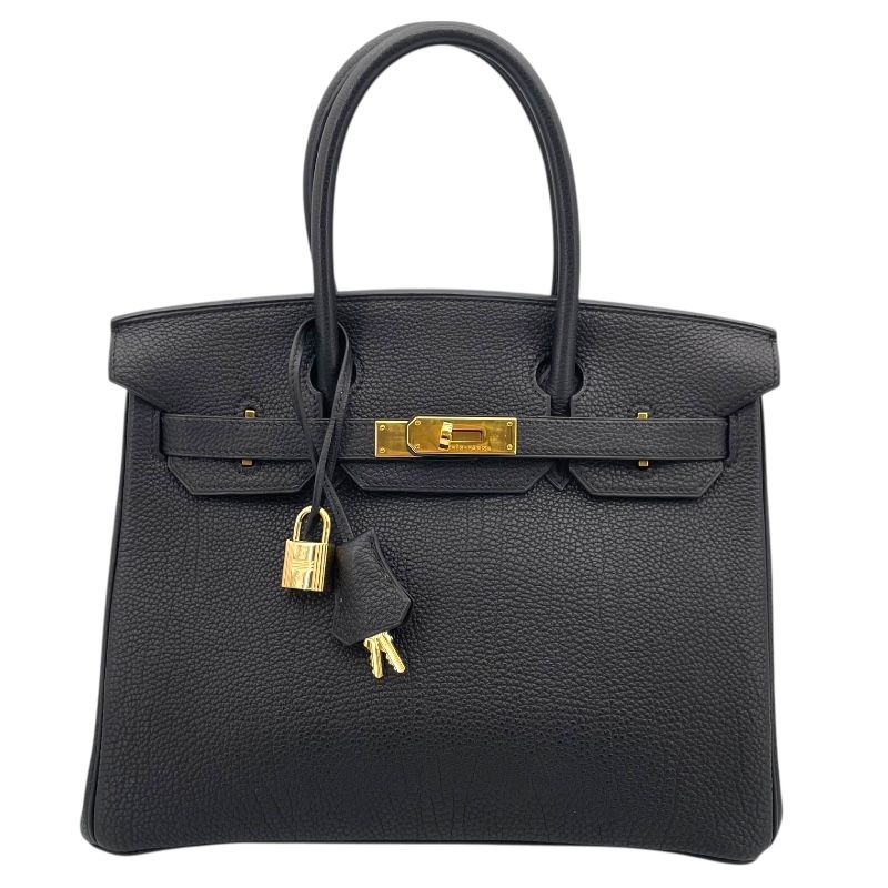 HERMES Birkin 30 Black Togo with Gold Hardware - Timeless Elegance