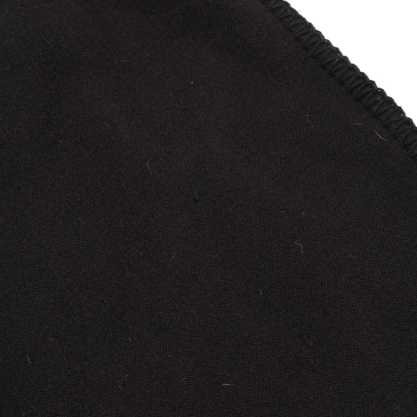 MONCLER Black Wool-Nylon Cape - Timeless Elegance