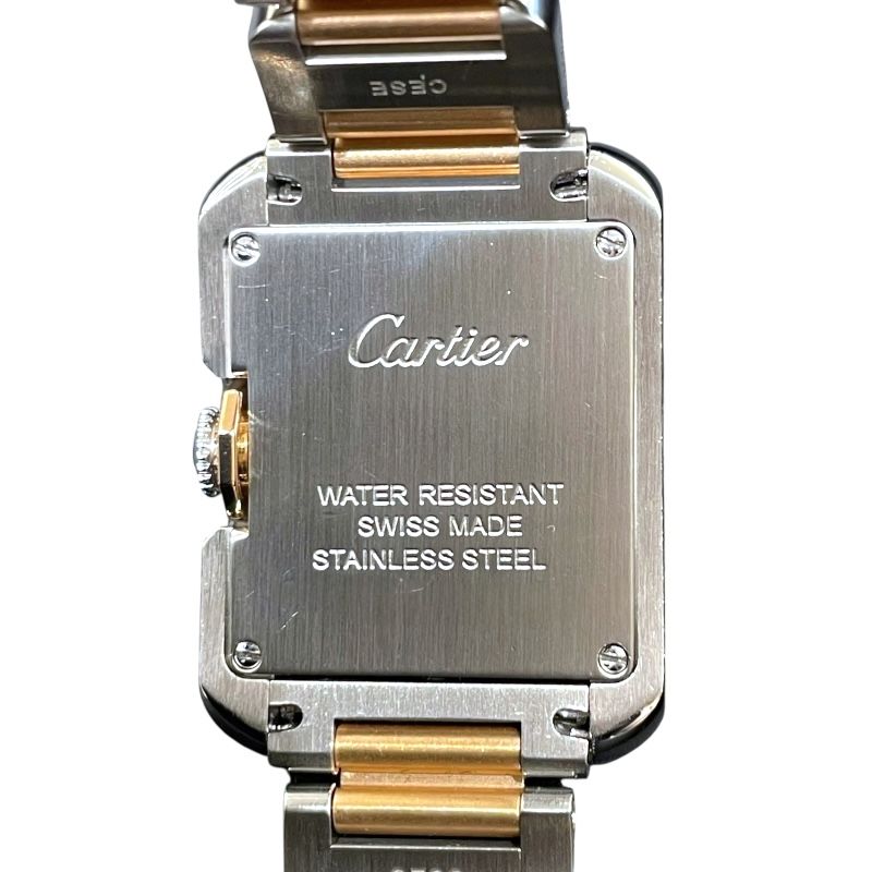 Cartier Tank Anglaise SM W5310019 Silver PG/SS Ladies Watch