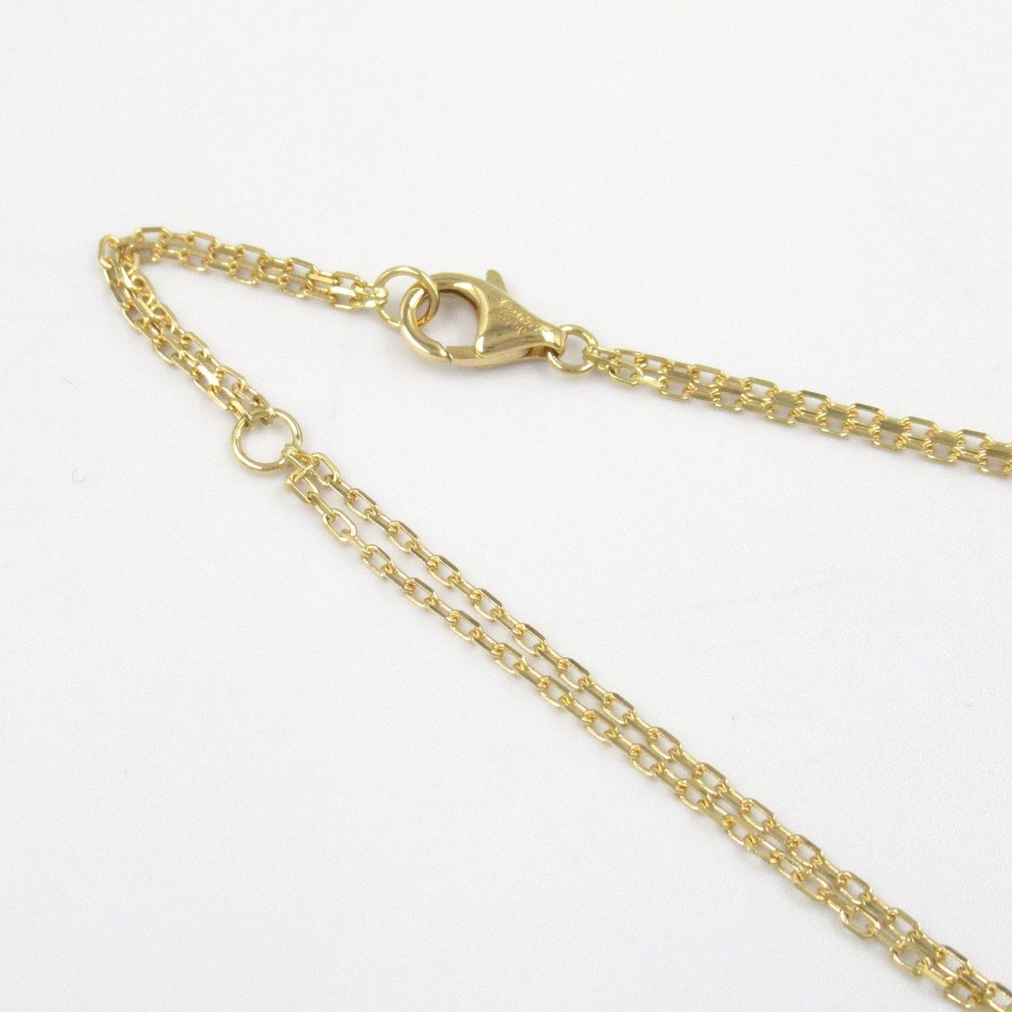 Cartier Love Circle Necklace in 18K Yellow Gold with Diamonds