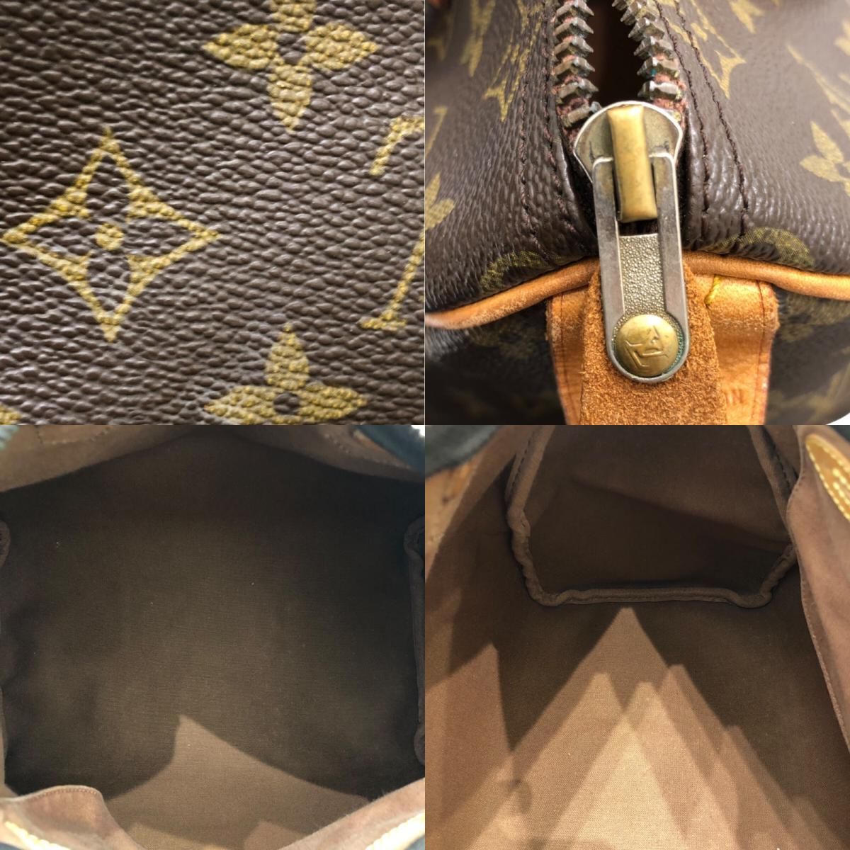 Louis Vuitton Speedy 30 Monogram Canvas Handbag - Brown