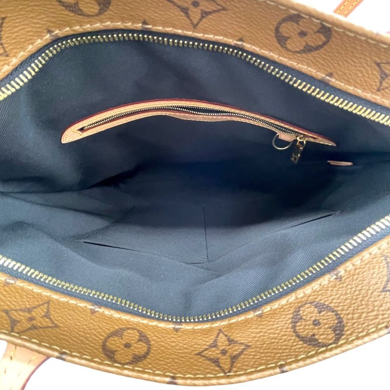 Louis Vuitton Carry It M45198 Monogram Reverse Tote Bag - Brown