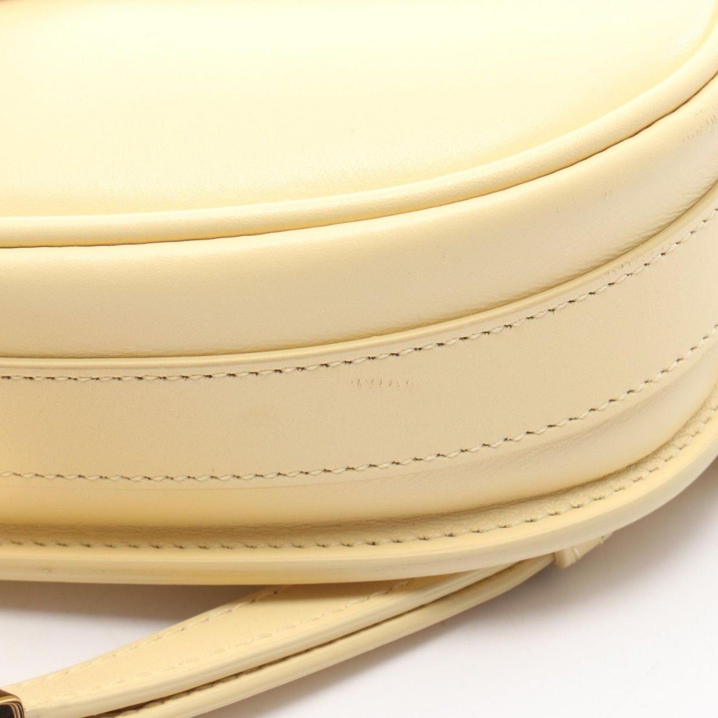 Dior Bobby East-West Shoulder Bag in Pastel Yellow Leather
