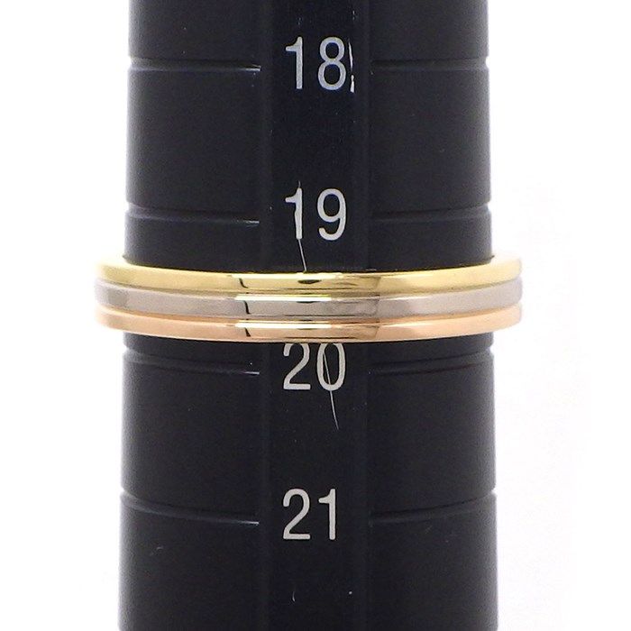 Cartier Trinity Wedding Ring in Three Colors - K18 Gold, Size 19.5
