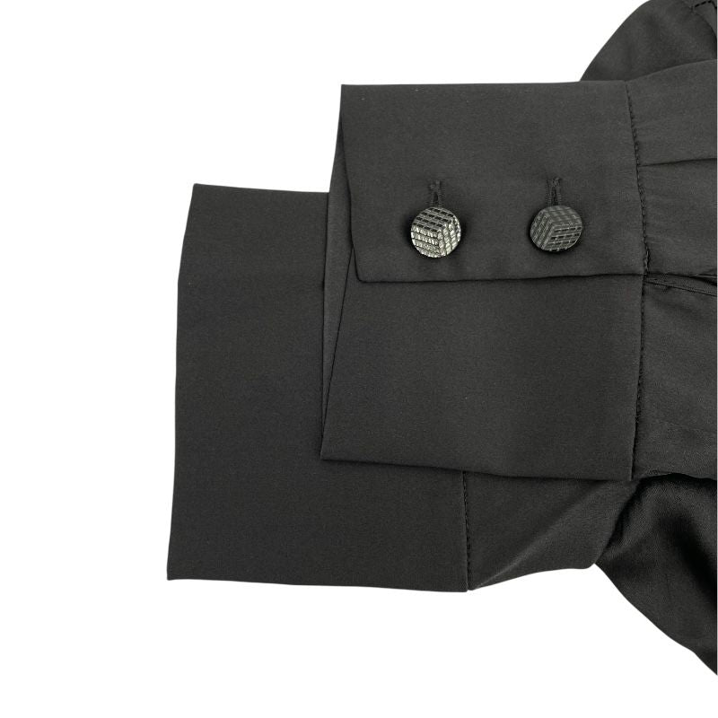 Emporio Armani Black Silk Blouse - Timeless Elegance