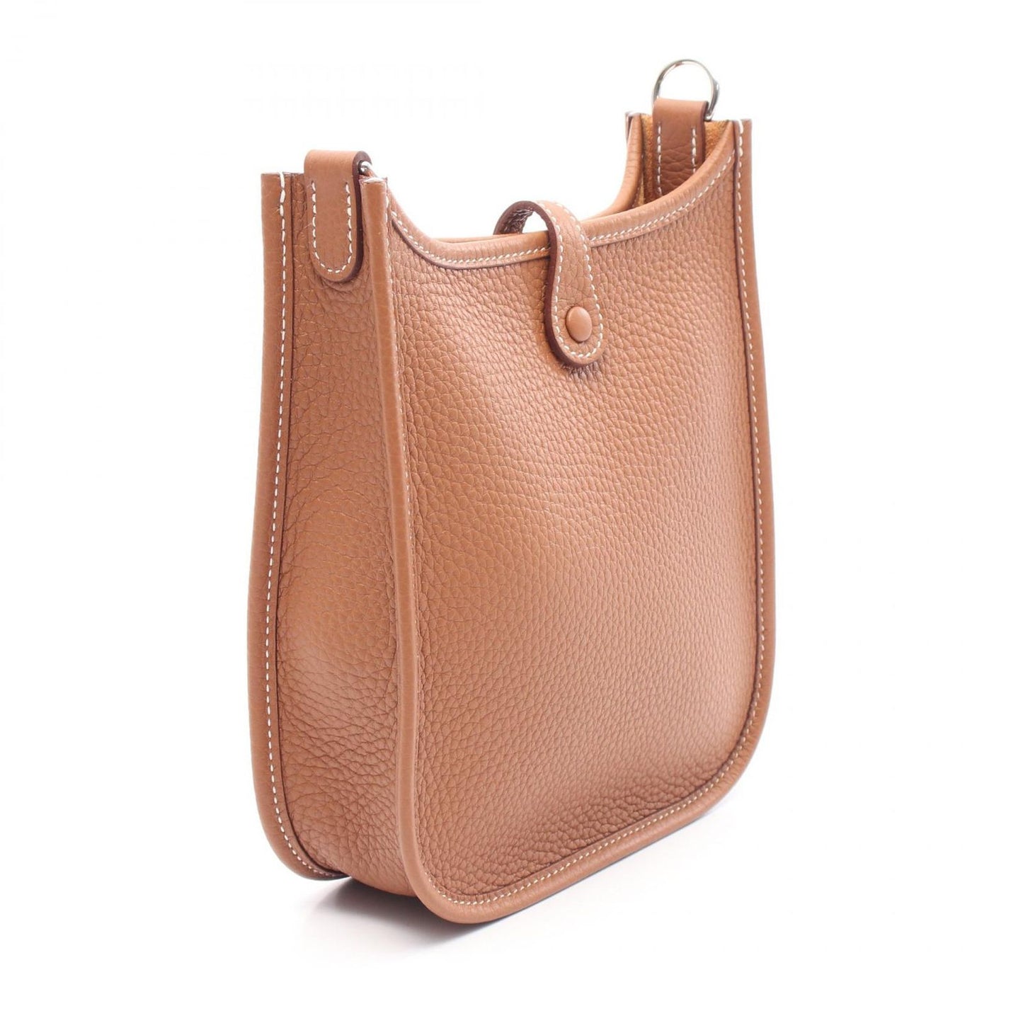 HERMES Evelyne TPM Shoulder Bag in Gold Leather - Unused Luxury