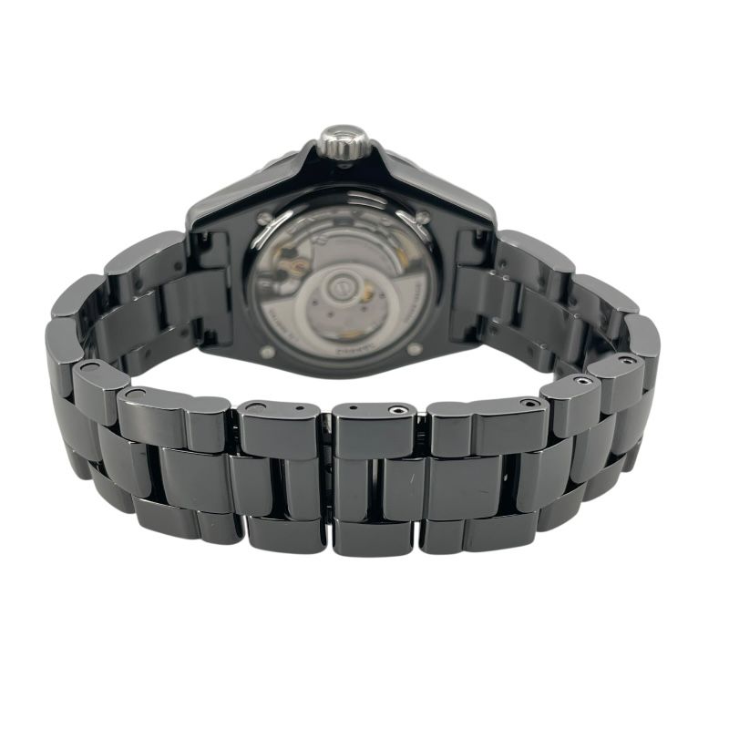 CHANEL J12 38MM H5702 Black Ceramic/SS Men's Watch