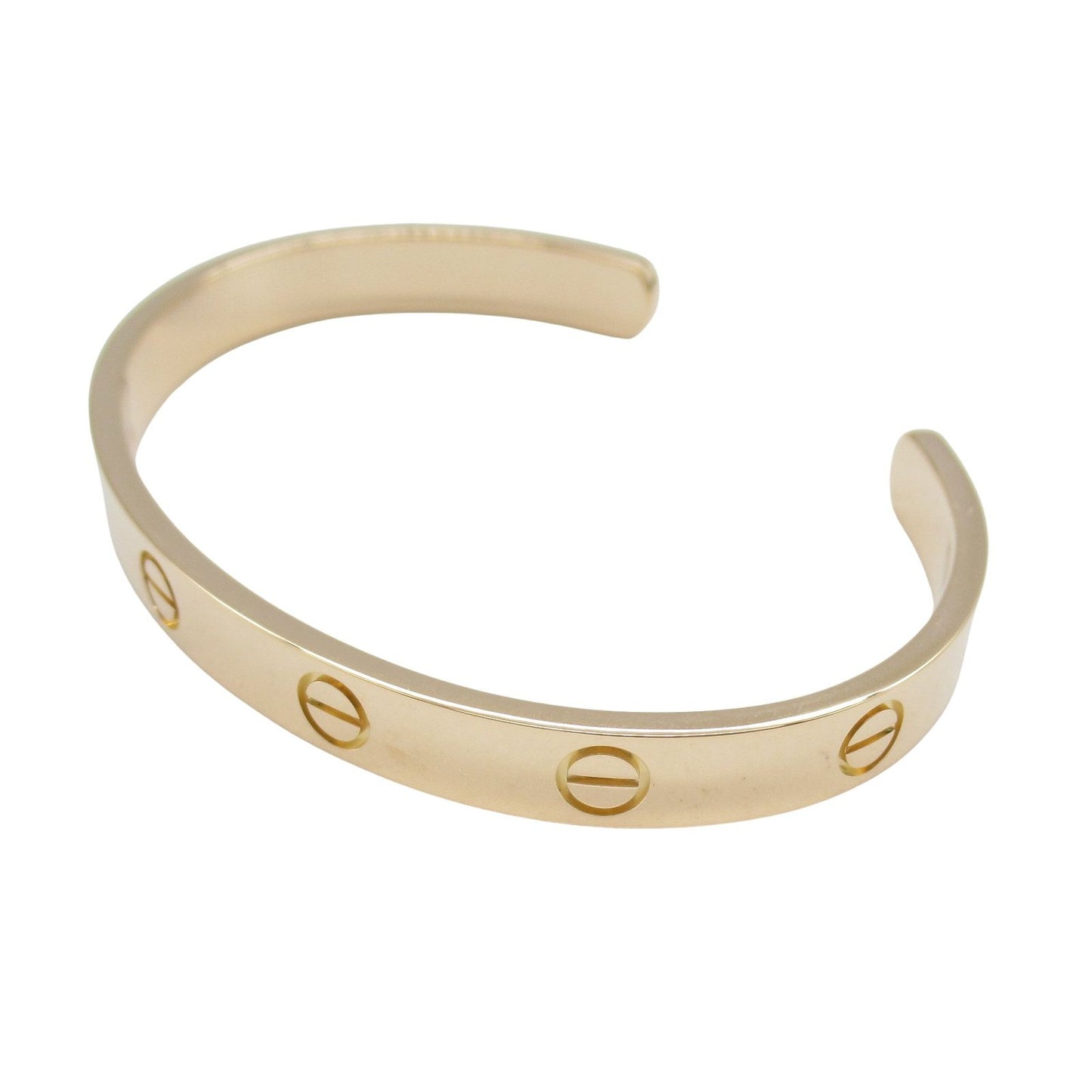CARTIER Love Open Bracelet in K18 Pink Gold - 15.5cm