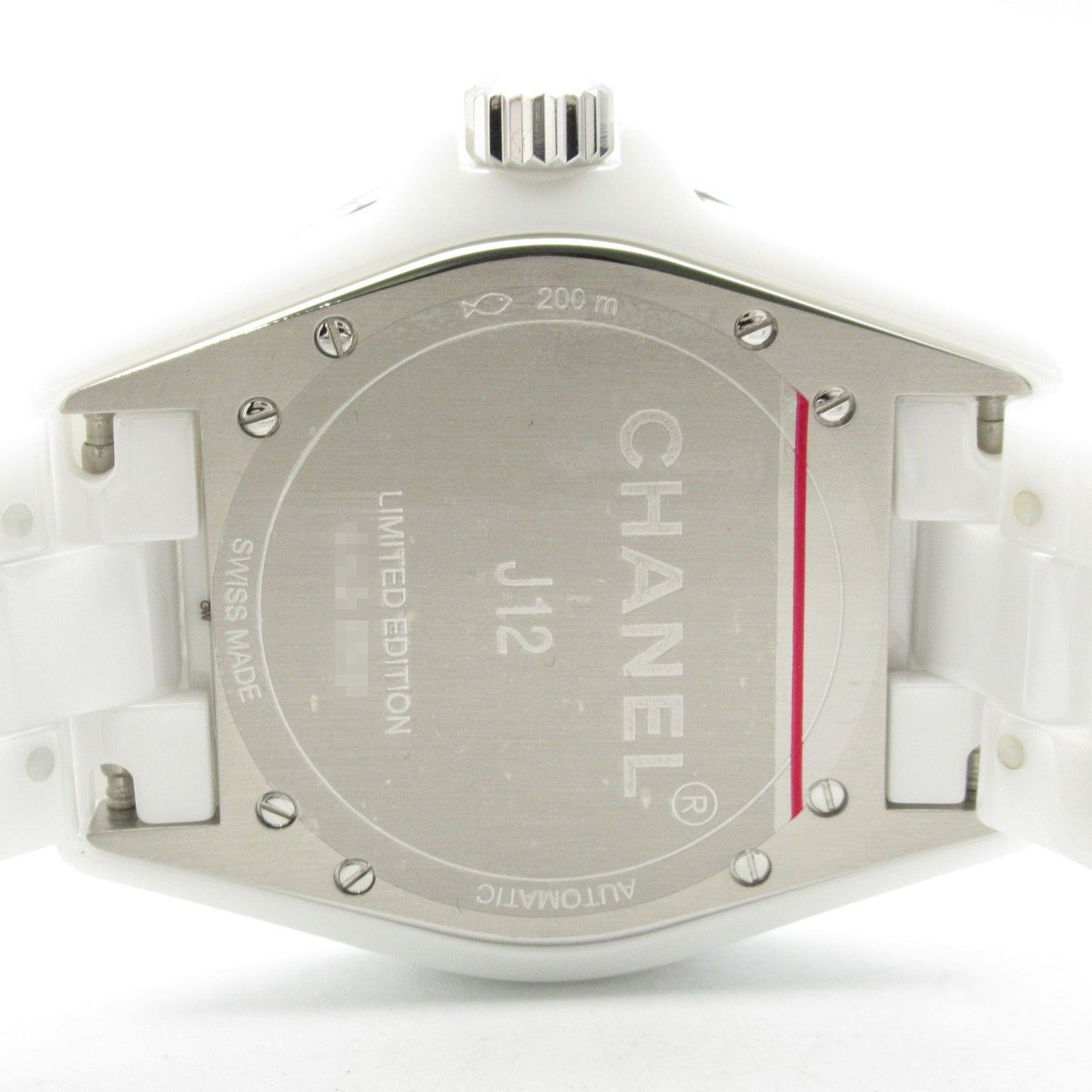 CHANEL J12 Blue Light Automatic Watch H3827 - White Ceramic