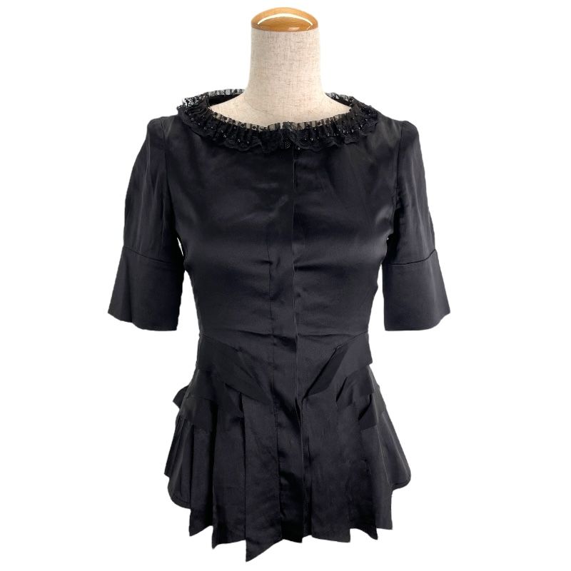 Emporio Armani Black Silk Blouse - Timeless Elegance