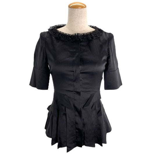 Emporio Armani Black Silk Blouse - Timeless Elegance