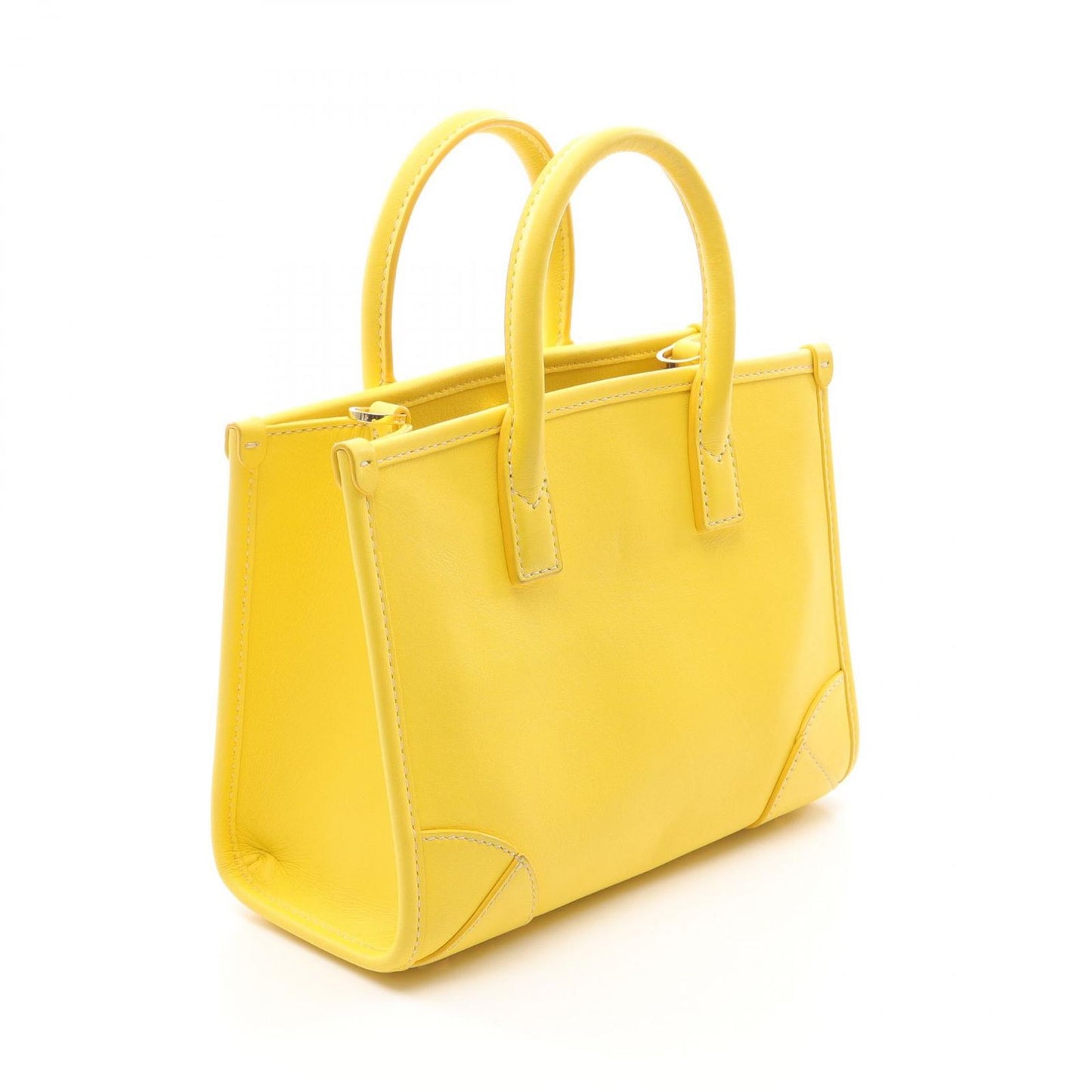 MCM Munich Tote Bag in Yellow Leather - Exquisite 2-Way Shoulder Design