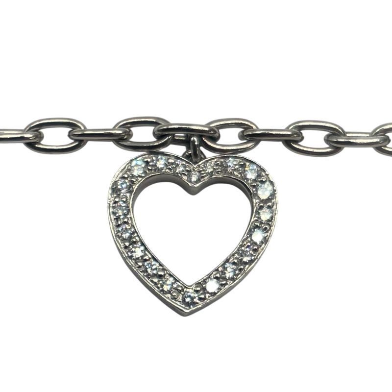 Tiffany & Co. Sentimental Hard Bracelet in Platinum with Diamonds