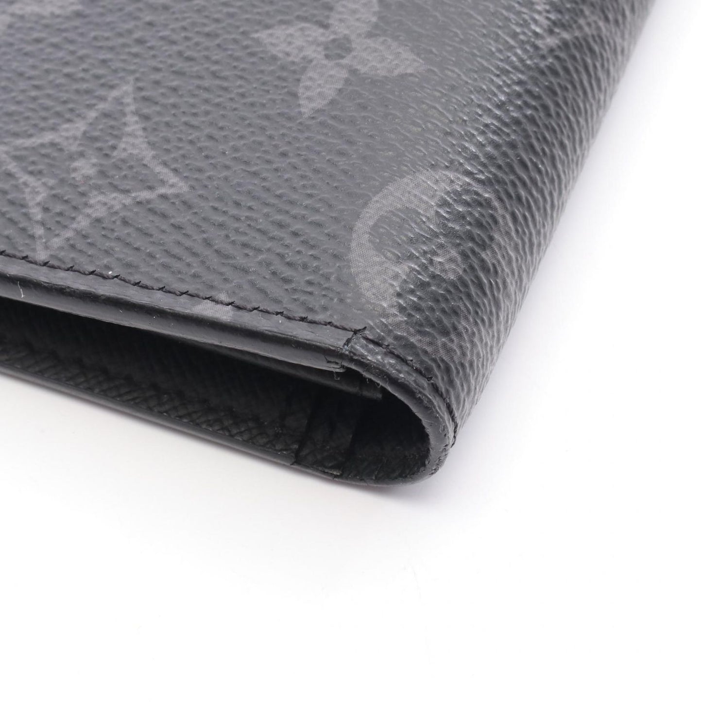 Louis Vuitton Monogram Eclipse Portefeuille Brazza Wallet