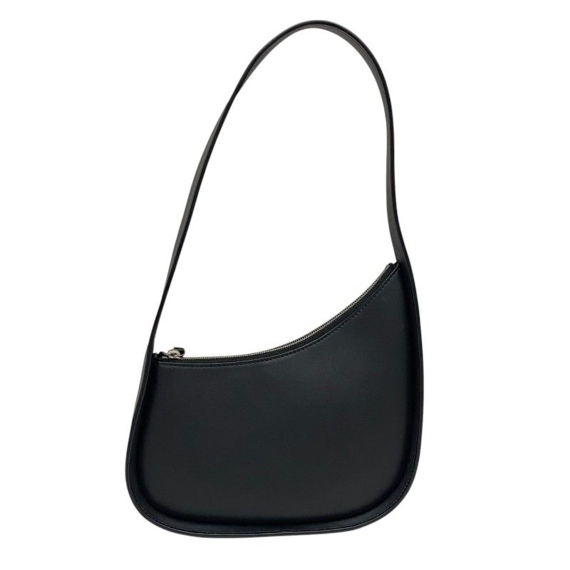 THE ROW Half Moon Bag in Black Calf Leather - Exquisite Craftsmanship