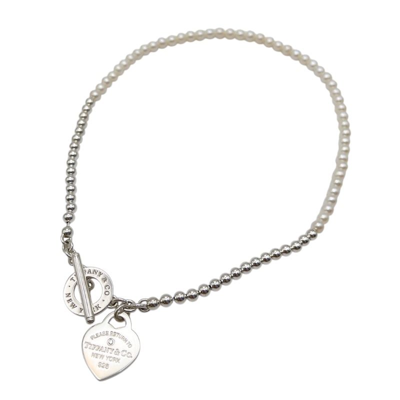 Tiffany & Co. Return to Heart Wrap Beads Bracelet in Silver