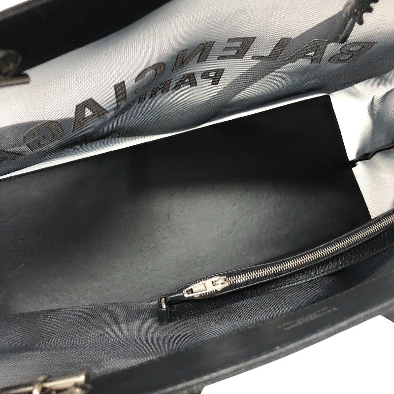 Balenciaga Beauty Free Tote Bag - Black Mesh & Leather