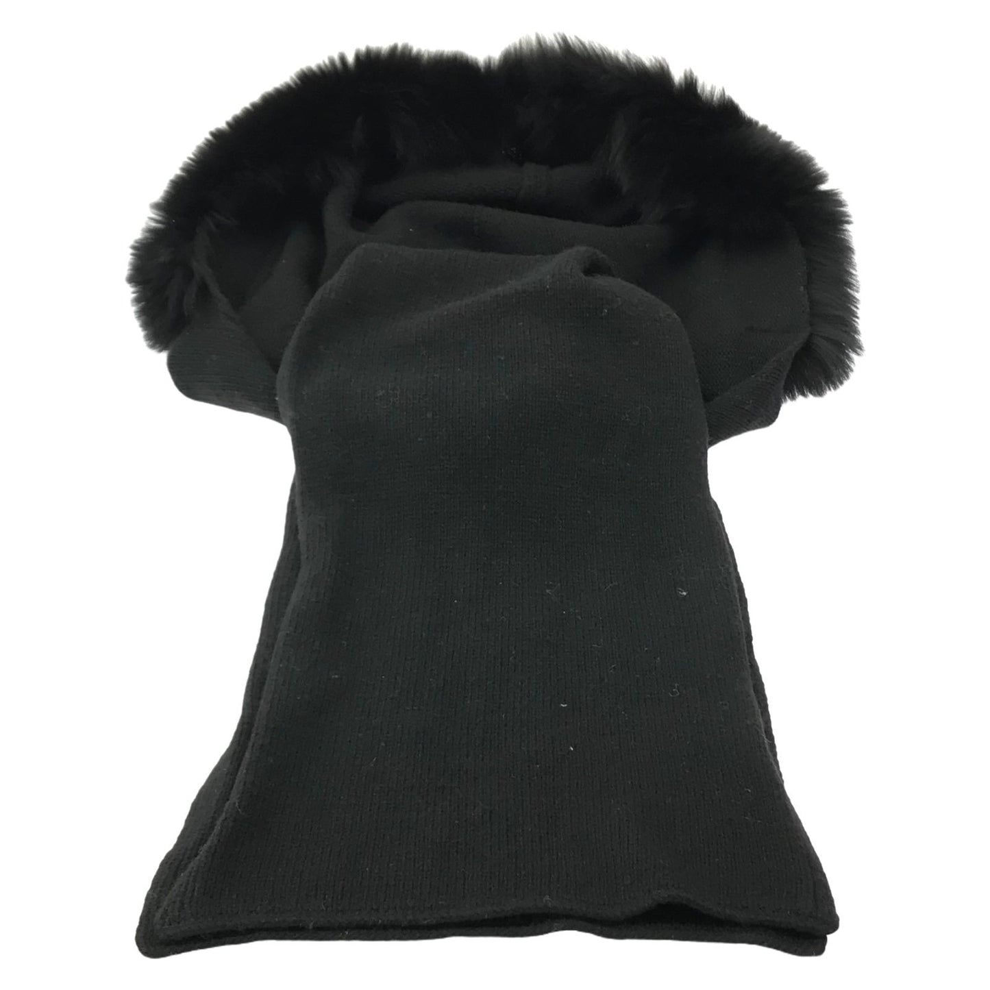 MAX MARA Black Wool Scarf - Timeless Elegance