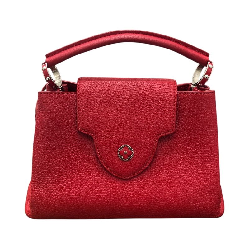 Louis Vuitton Capucines BB Red Leather Shoulder Bag - Exquisite Craftsmanship