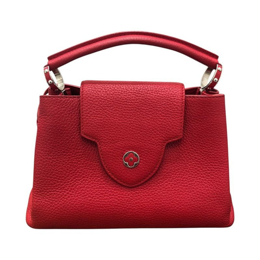 Louis Vuitton Capucines BB Red Leather Shoulder Bag - Exquisite Craftsmanship
