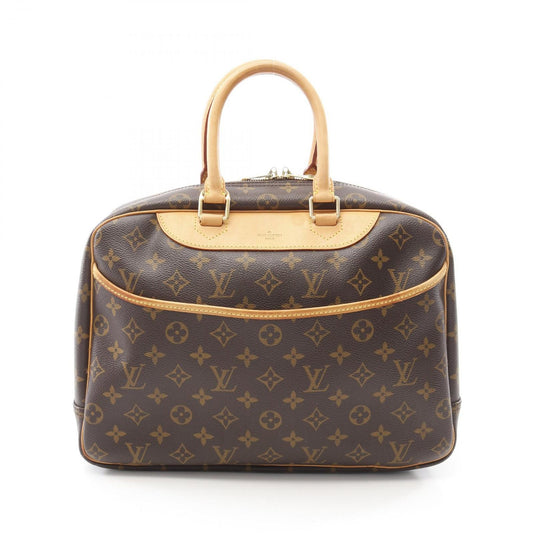 Louis Vuitton Deauville Bowling Vanity Monogram Handbag - Timeless Elegance