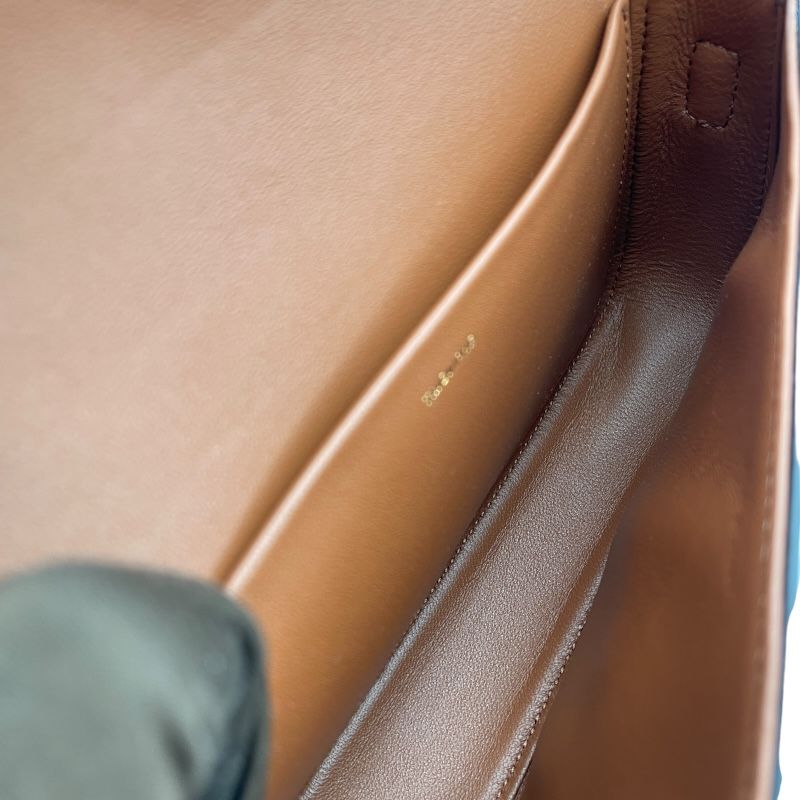 CELINE Claude Shoulder Bag in Brown Triomphe Canvas