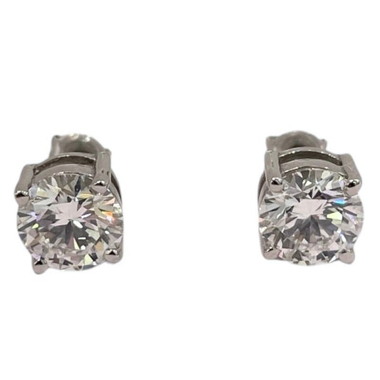 Exquisite Diamond Earrings in Platinum - 1.14ct E/IF Excellence