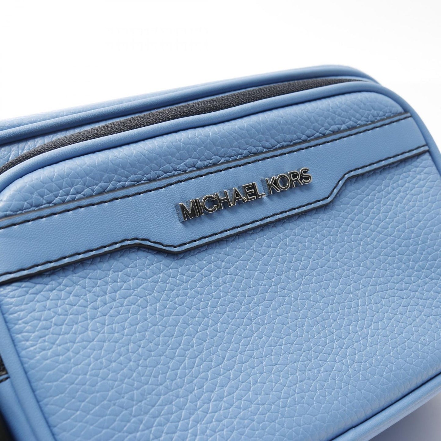 Michael Kors Cooper Camera Bag in Light Blue Leather - Timeless Elegance