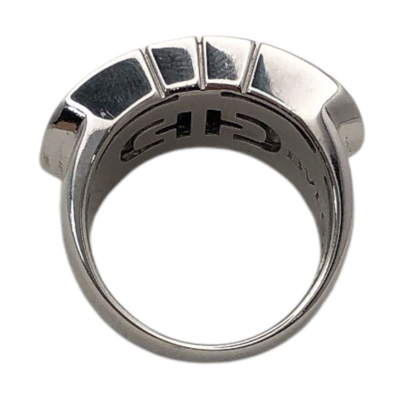 BVLGARI Parentesi Ring in K18 White Gold - Exquisite Luxury