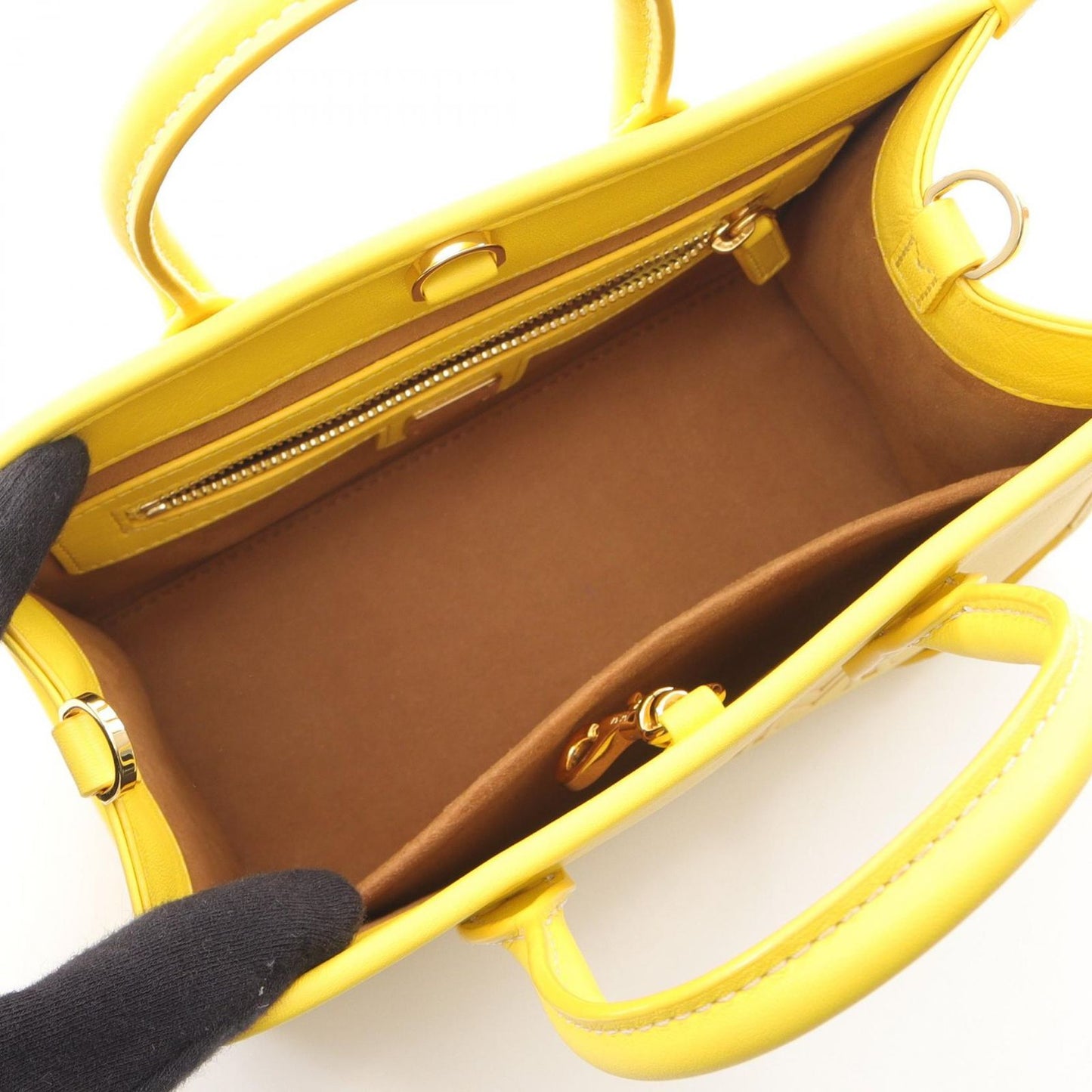 MCM Munich Tote Bag in Yellow Leather - Exquisite 2-Way Shoulder Design