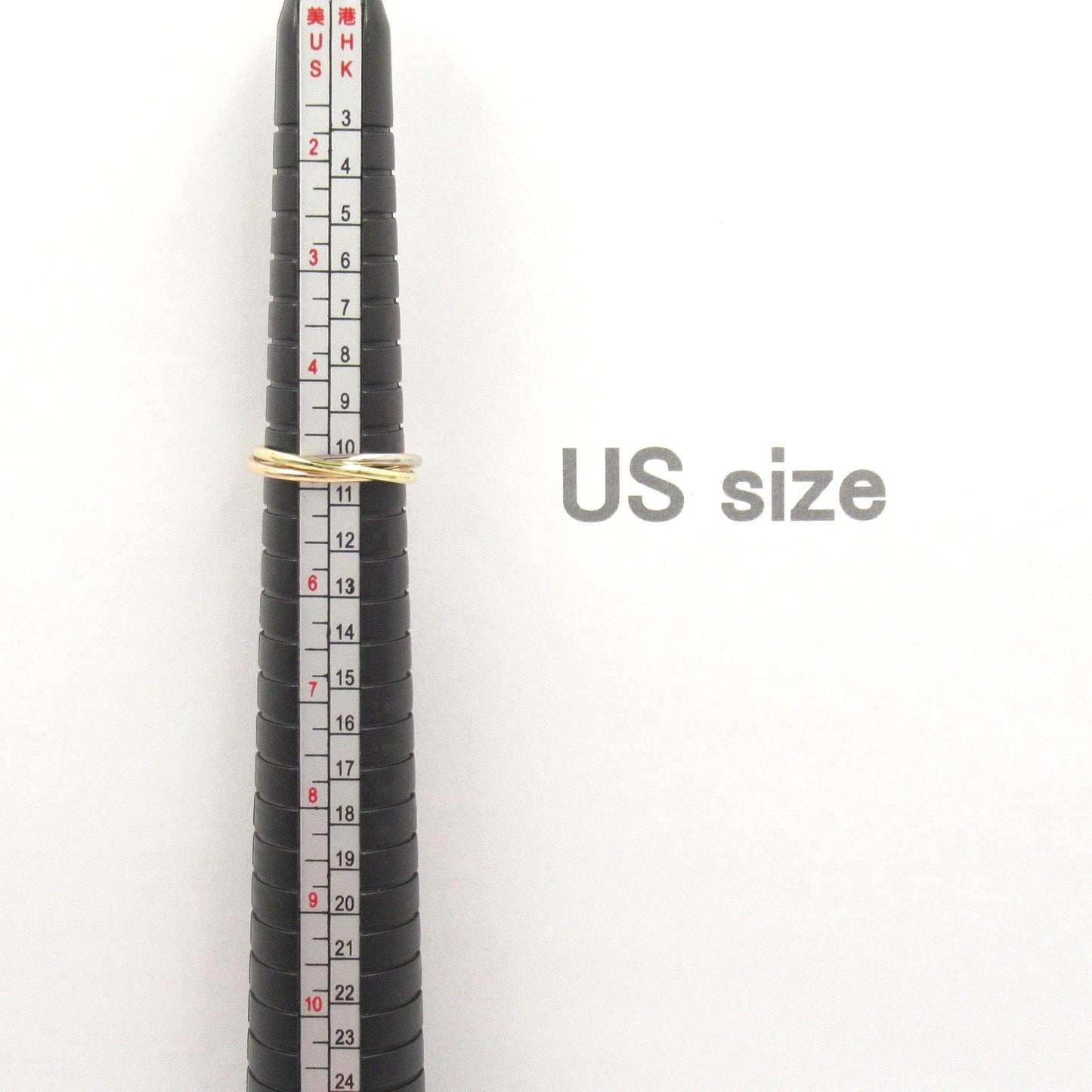 CARTIER Trinity Ring SM in K18 Yellow, White & Pink Gold