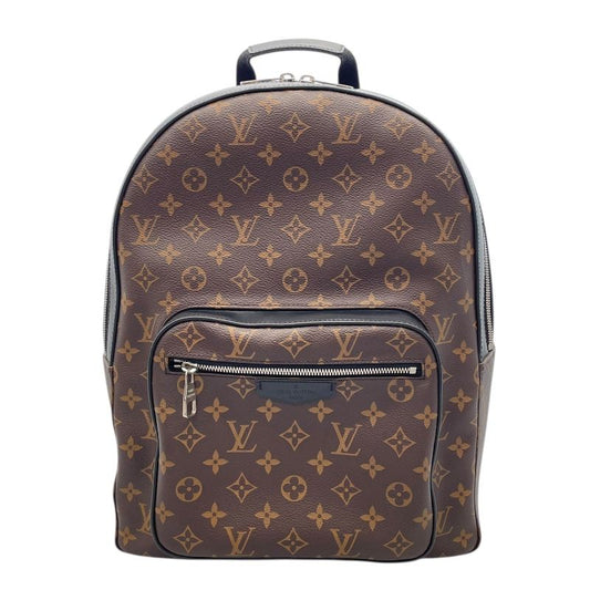 Louis Vuitton Josh M41530 Monogram Macassar Backpack - Brown/Silver