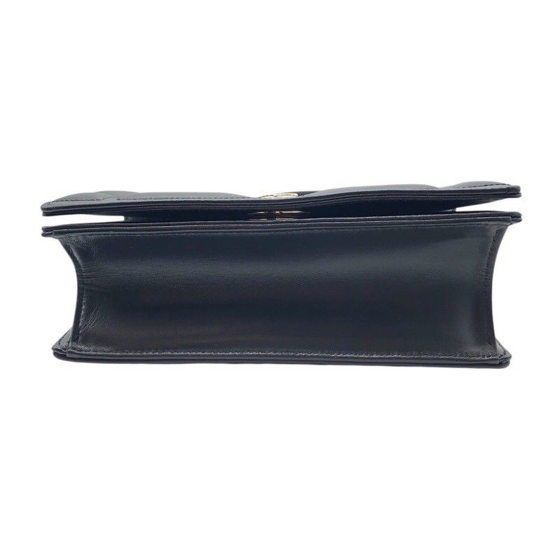 Christian Dior Diorama Shoulder Bag in Black with Gold Hardware