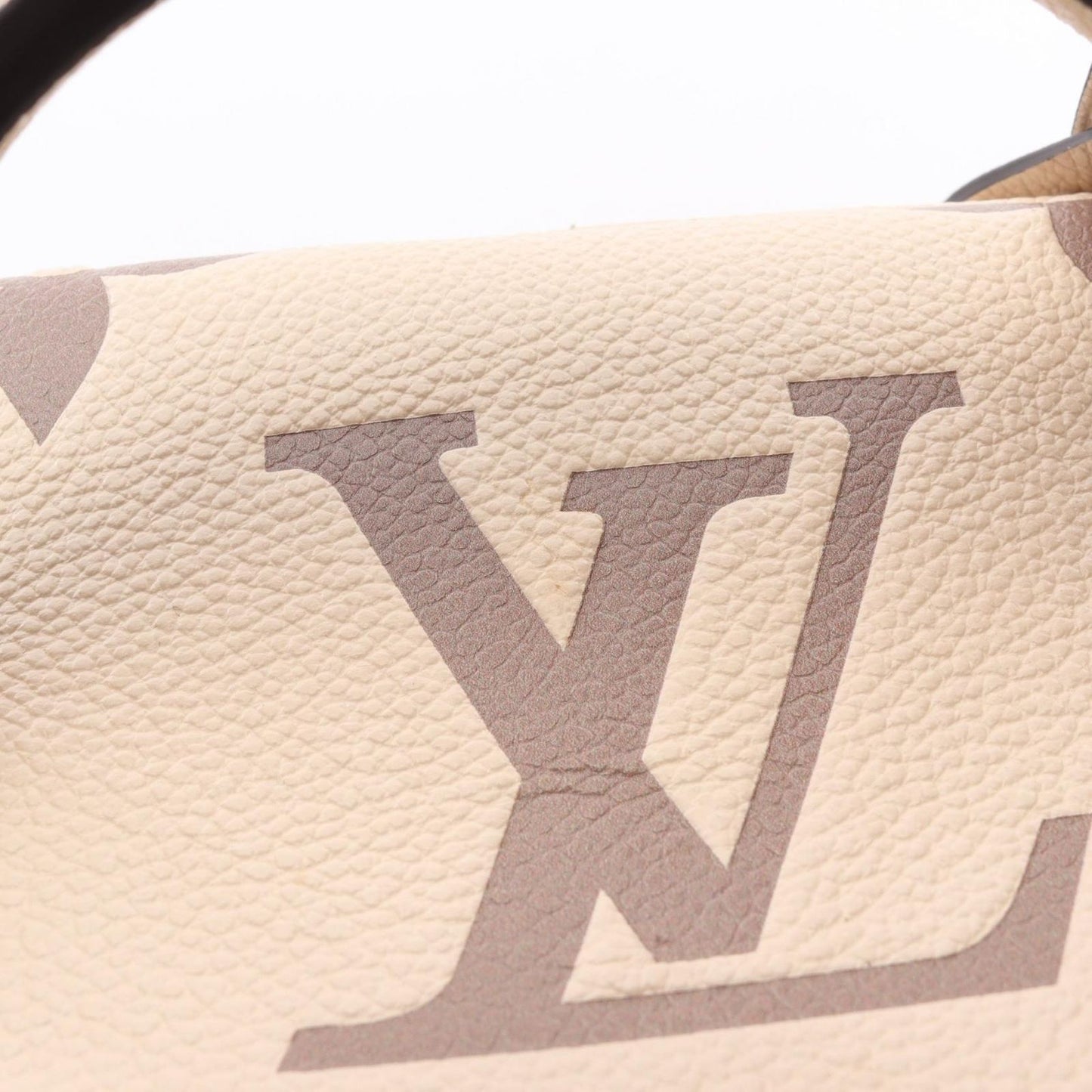 Louis Vuitton Vanity PM Handbag - Exquisite Beige Leather