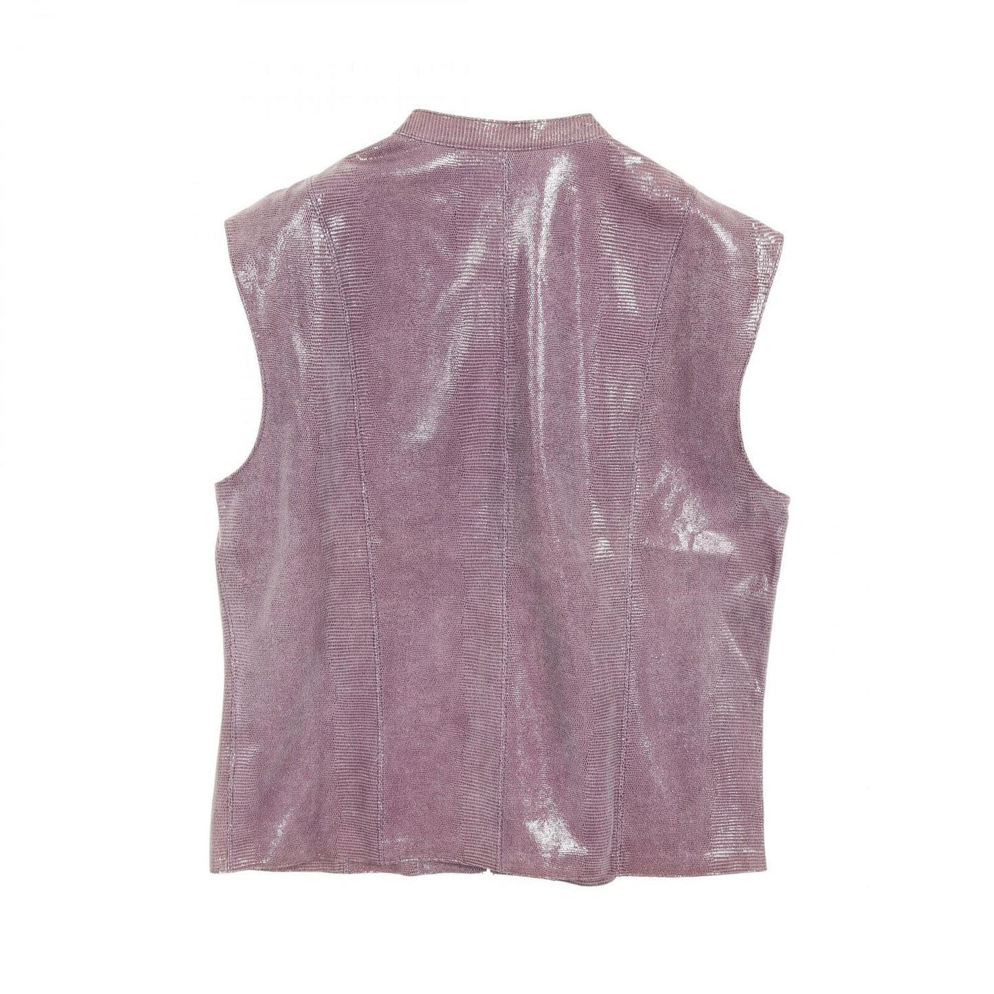 CHANEL P17299 Goat Skin Vest in Elegant Purple