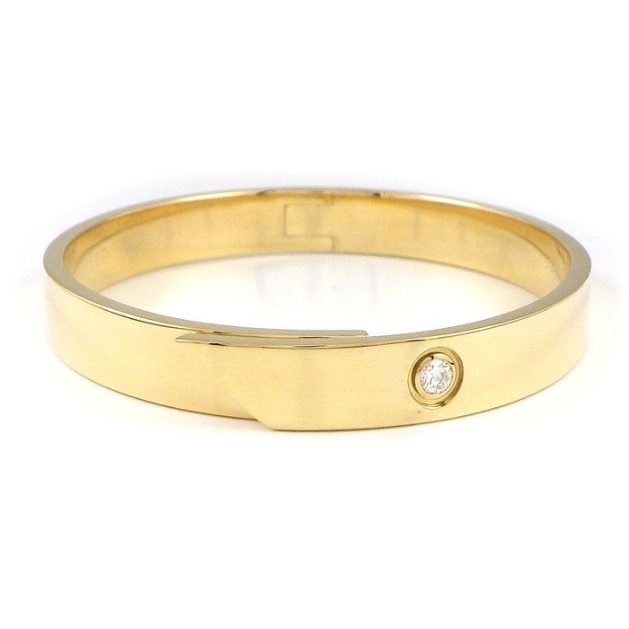 Cartier Anniversary Bangle with Diamond in 18K Yellow Gold