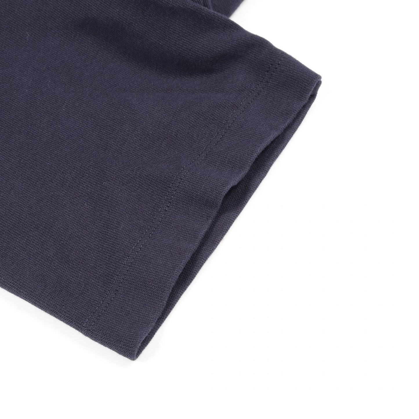 MONCLER Embroidered Logo Cotton T-Shirt - Navy XS