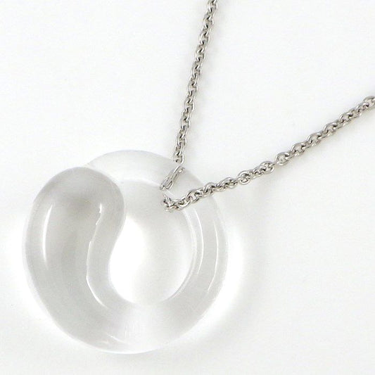 Tiffany & Co. Eternal Circle Necklace with Rock Crystal in Platinum
